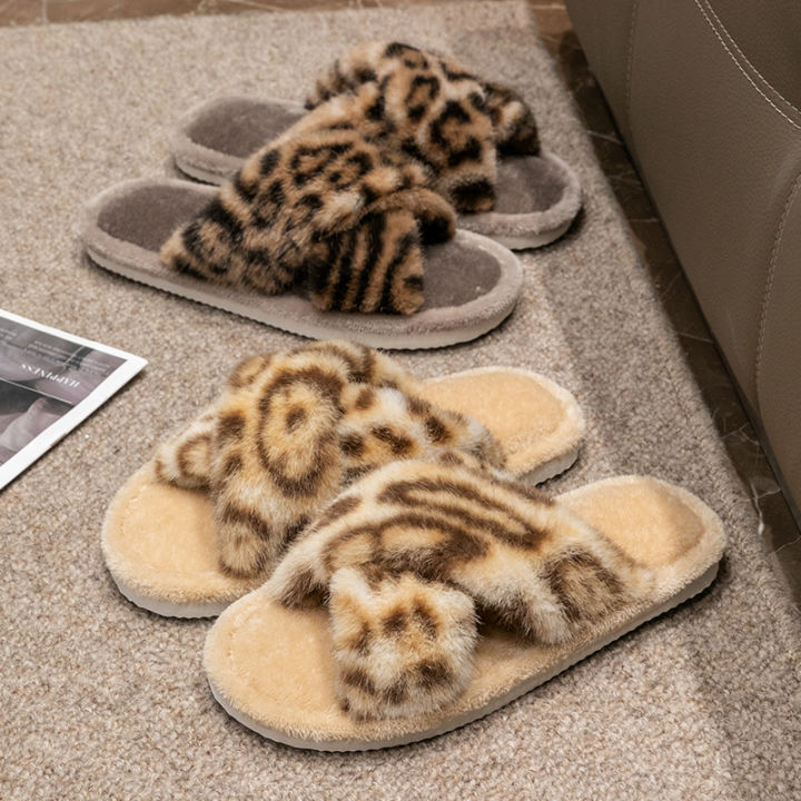 Women's%20Household%20Open%20Toe%20Slippers%20Four%20Seasons%20Indoor%20Floor%20Comfortable%20Fashion%20Fluffy%20Slippers%20Soft%20Spring%20And%20Autumn%20Couple%20-%20Image%203