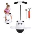 Pogo Ball / jump ball with Handle Kids Gifts Pogo Stick for Body Training Assistant Panda White. 