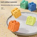 Baby Soft  Building Blocks, Silicone Chewable Hand-Grabbing Balls, Early Education Toys for Babies 6-8 Months, Toys for Children 1-3 Years Old. 