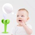 Baby Silicone Training Toothbrush BPA Free Banana Shape Safe Toddle Teether Chew Toys Teething Ring Gift Infant Baby Chewing. 
