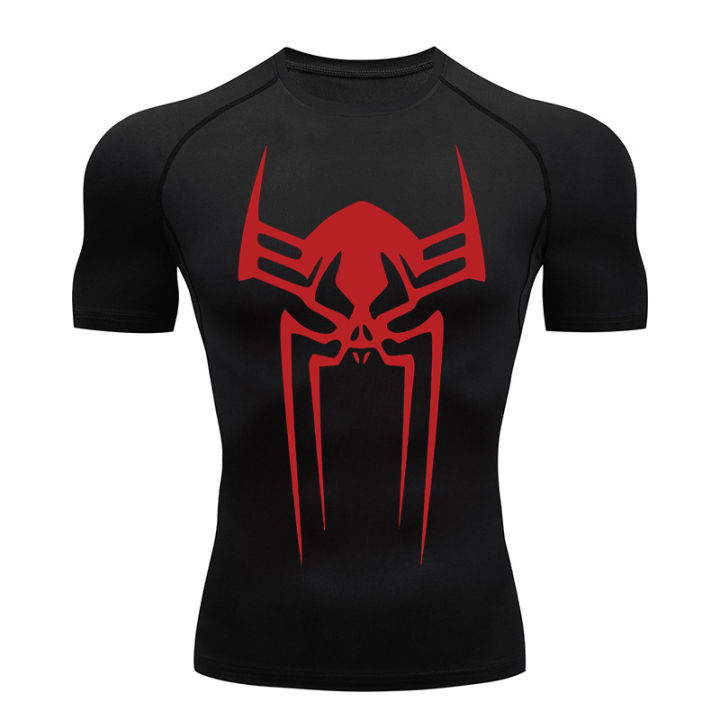 Spider%20Print%20Gym%20Workout%20Rash%20Guard%20for%20Men%20Athletic%20Quick%20Dry%20Stretchy%20Compression%20Shirts%20Undershirts%20Baselayers%20Tshirts%20Tops%20-%20Image%202
