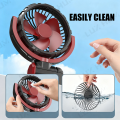 3-Speed Car USB Fan 360-Degree Rotatable Strong Wind Cooling Air Circulation Dashboard Electric Fan Brushless Motor Quiet Fan. 