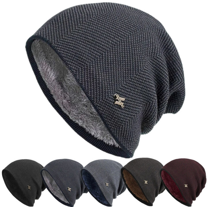 Hot Sale Unisex Warm Winter Hat Fashion Men & Women Simple Style Thick Knitted Hat Outdoor Sports Ski Beanie Hats