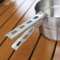 Heat-Resistant Alloy Pot Clip - Anti-Scalding Bowl Gripper for Kitchen & Outdoor Cooking, Food Safe Dish Clamp Accessory. 
