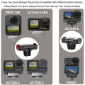 Magnetic Adapter For Osmo Action 5 Pro OSMO 360 / NANO Quick-release Plate for Action 6 4 3 Camera Expansion Accessories.