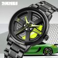 SKMEI 1787 Rotation Wheel Stainless Steel Watch for Men. 