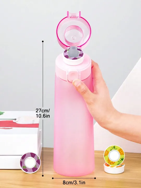 1pc%20Air%20Water%20Bottle%20With%201pc%20Random%20Round%20Shape%20Flavor%20Pod%20Sports%20Straw%20Plastic%20Cup%20Leak%20Proof%20Outdoor%20Travel%20Sports%20Bottles%20-%20Image%205