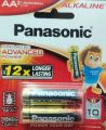 AA 1.5V  Panasonic Advanced Alkaline Battery Made in Thailand. 