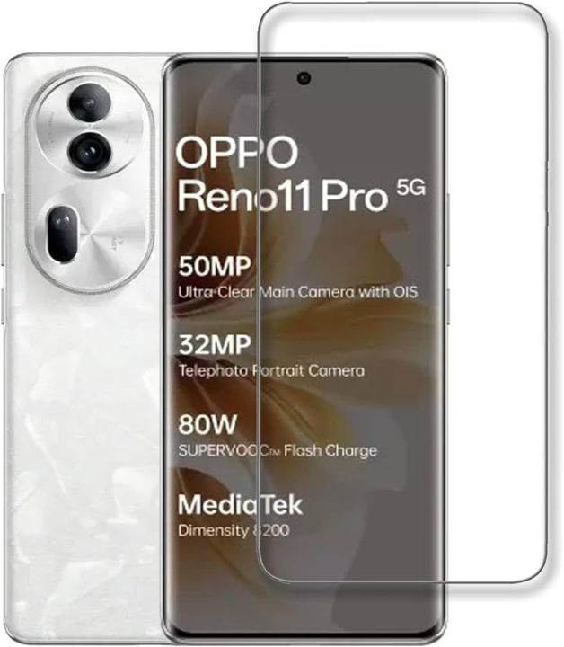 Oppo Reno 11 Pro 5G Nano Optics Uv Liquid Glass Screen Protector Edge to Edge