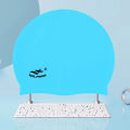 Waterproof Silicone Swim Caps Women Men High Elastic Flexible Protect Ears Hair Swimming Pool Hat for Adults Children Girls Boys.
