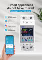 Tomzn WIFI Circuit breaker 63A 220V Energy Meter Metering Timer with voltage current leakage protection. 