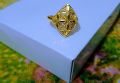 Elegant Gold Plated Finger Ring for Women with Six Months Colour Guarantee.