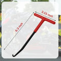 Exhaust Spring Puller Tool Snowmobile ATV Motorcycle Muffler Exhaust Stand Removal Tool T-Handle Type with  Coating. 