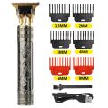Vintage T9 6Combs Hair Cutting Machine Men Electric Shaver Rechargeable Hair Trimmer For Men Beard Clipper Barber Hair Cut. 