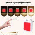 2pcs Night Lights Plug into Wall, LED Motion Sensor Light Indoor，Night Lights for Bedroom,Bathroom,Kitchen,Hallway. 