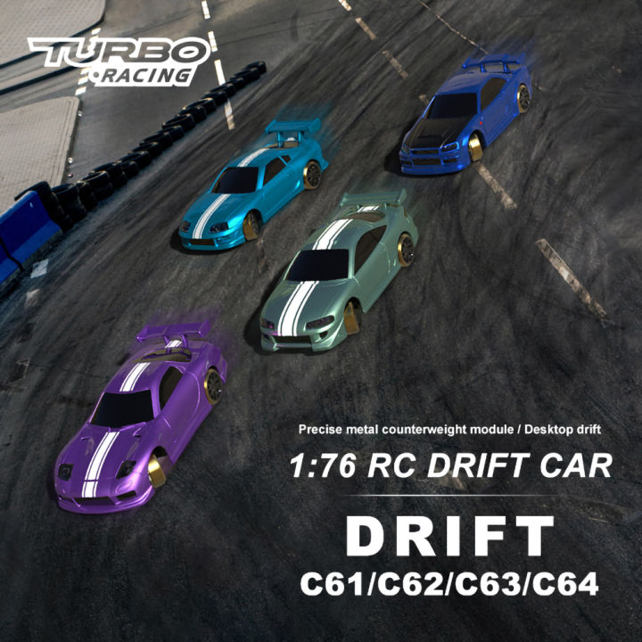 TURBO%20RACING%20C61%20C62%20C63%20C64%20C74%201/76%20MINI%20RC%20Electric%20Remote%20Control%20Model%20Car%20Drift%20Racing%20Adult%20Desktop%20Toys%20-%20Image%202