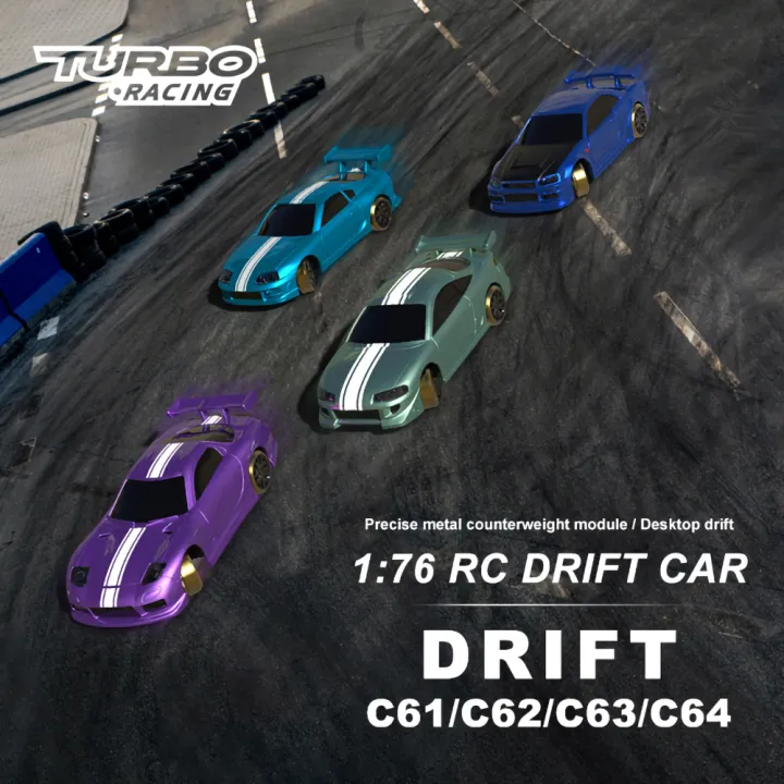 TURBO%20RACING%20C61%20C62%20C63%20C64%20C74%201/76%20MINI%20RC%20Electric%20Remote%20Control%20Model%20Car%20Drift%20Racing%20Adult%20Desktop%20Toys%20-%20Image%202