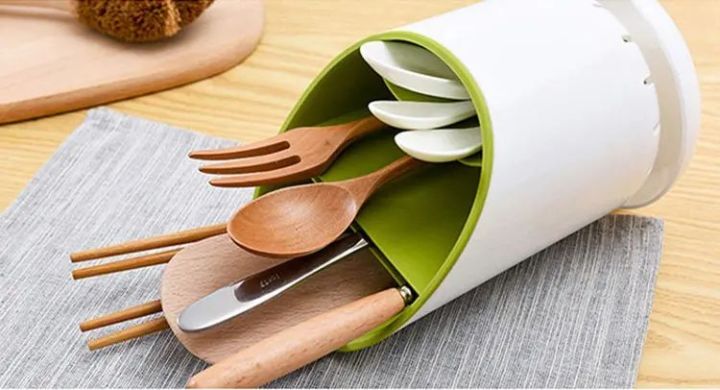 Expandable%20Plastic%20Multifunctional%20Multiple%20Compartment%20Spoon%20Cutlery%20Holder%20Kitchen%20Drain%20and%20Knife%20Organizer%20Shelf%C2%A0%20-%20Image%205