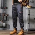 Men Cargo Pants Work Combat Multi-pockets Casual Training Trousers Overalls Clothing Joggers Hiking Mens Cargo Pant 1PC.