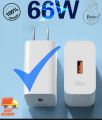 66w Fast Charger | 66w power bank | 66w Charger Compatible For All Android Mobiles Huawei P30, Mi 10T Tecno Camon 19 Neo, One 9 Plue,Tecno Pova 5 , Huawei P30. 