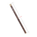 Professional Black Bamboo Dizi Flute Traditional Handmade Chinese Musical Woodwind Instrument Key of D Study Level. 