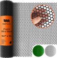 9m Plastic Wire Mesh Fence Fencing & Netting Solution Hexagonal Fencing 300*40cm for Poultry Dogs Rabbit Snake Barrier&Gardening. 