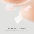 Reusable front button chest patches, silicone invisible strapless self-adhesive breast patches, women's underwear accessories.