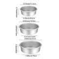 4/6/8/10 Inch Aluminum Round Cake Bakeware Removable Bottom Chiffon Cake Die for Aluminum Baking Cake Mold Pan Cake Tin.