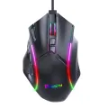 12800DPI Free Weight Macro RGB Gaming Mouse 12 Programmable Keys Game Mouse RGB Light Max to 6 levels For pc mac gun PUBG Laptop. 