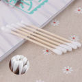Cutter Buds 100 Pieces, Cotton Swabs with Wooden Handles, Cotton Sticks, Cotton Swabs for Removing Makeup, Cutter Buds, Disposable Cotton Swabs, Cotton Swabs for Cleaning Ears, for Use on Wounds, Clean and Safe, Cotton Buds, Cotton Swabs. 