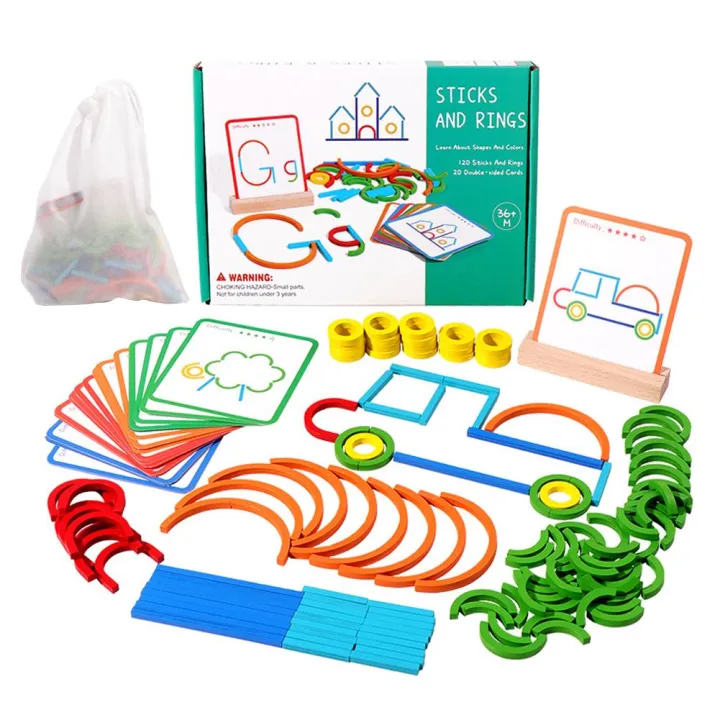 Wooden%20Creative%20Sticks%20And%20Rings%20Puzzle%20Intelligence%20Game%20Montessori%20Educational%20Toys%20Jigsaw%20Puzzle%20Building%20Blocks%20For%20Kids%20-%20Image%202