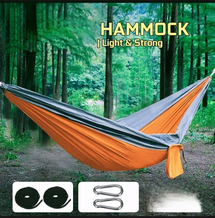 Singal person colourful Hammock carabina is not included