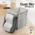 Dustbin Whirlpool Small (With Butterfly Style Flipper) for Kitchen/Room/Washroom. 