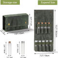 Outdoor Camping Spice Bottle Bag Set Portable Camping Picnic Seasoning Bottle Storage Bag Condiment Jar Seasoning Bottle Holder.