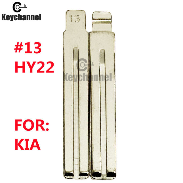 10pcs/lot Car Flip Key Blade TOY48 KD Key Blank 13# HY22 for Hyundai Sonata Kia Toyota Corolla Camry for KEYDIY Xhorse Remote