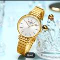 Curren 9081 Stainless Steel  block& blow& pink& white& purple& colour  Analog Watch For Women. 