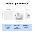 Tuya Zigbee Smart Light Switch EU Push Button physics Wall Switch 100-240V Work With Alexa  Home No Capacitor Required lightify. 