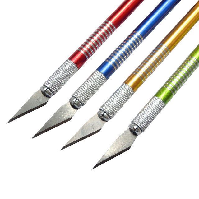 6 Blade Carve Knife Precision Paper Cutter Graver Cutter Craft Wood Pen Type Knife Hobby