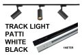 Versatile Aluminum Track Light and Patti: 1-Meter Length, 10W-40W, 220V, White/Black, 6000k-4000k-3000k Options. Ideal for Boutiques, Superstores, Marketplaces, Showroom Displays.. 
