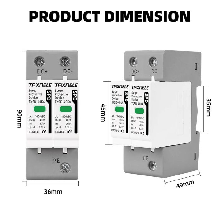 DC%20SPD%20Surge%20Protective%20Device%20600V%201000V%202P%2020KA%2040KA%2060KA%20Voltage%20Protector%20Solar%20PV%20Photovoltaic%20Lightning%20Arrester%20-%20Image%205
