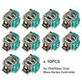 DATA FROG 10/20/30pcs Replacement 3D Analog Joystick For PS5/PS4/SwitchPro/Xbox One Controller ThumbStick Repair Parts Accessory. 