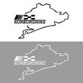 Car Sticker For Aiways U5 PRO U6 U7 2020 2021 2022 Motor Fuel Tank Cap Nurburgring Vinyl Decor Decals Auto Tuning Accessories. 