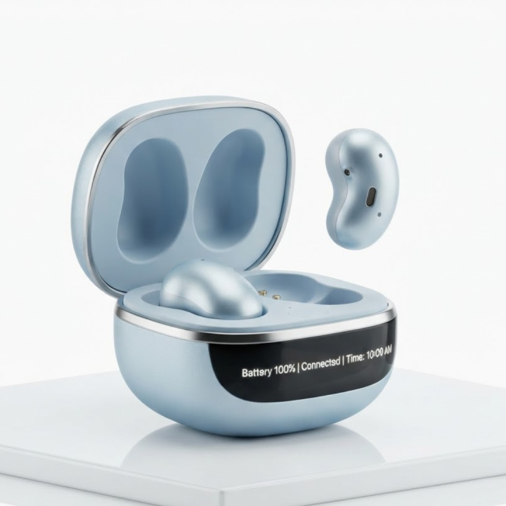 Bluetooth TWS Wireless Earbuds with ENC, True Wireless Stereo Earphones & Comfortable Bluetooth Headphones for Daily Use