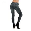 Women Jean Leggings Fitness Pants High Waist Gym Leeggings High Elastic Hip Liftting Fashion Slim Running Cycling Yoga Tights.