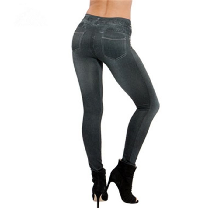 Women%20Jean%20Leggings%20Fitness%20Pants%20High%20Waist%20Gym%20Leeggings%20High%20Elastic%20Hip%20Liftting%20Fashion%20Slim%20Running%20Cycling%20Yoga%20Tights%20-%20Image%206