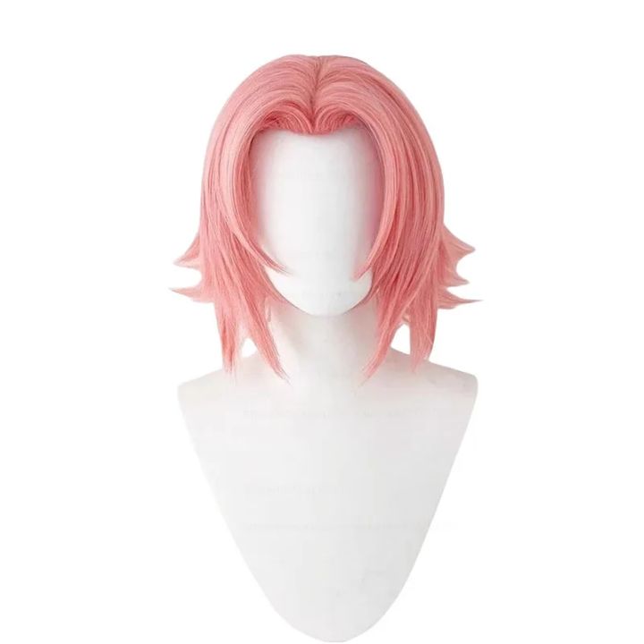 Anime%20Haruno%20Sakura%20Wig%20Short%20Pink%20Heat%20Resistant%20Girl%20Synthetic%20Hair%20Play%20Role%20Patry%20Wigs%20-%20Image%206