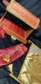 handmade customized beautiful Royal wedding invitation full Royal scroll style fabric invitation. 