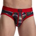 Man's Underwear Briefs Underpants Nylon Low-rise Mesh Breathable Camouflage Men's Briefs Swimwear Shorts. 
