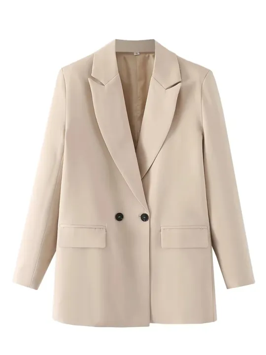 HXAO%20Blazer%20Woman%20Black%20Beige%20Khaki%20Blue%20Green%20Gray%20Women%20coat%20Fashion%20Office%20Wear%20Women's%20Blazers%20Jacket%20Outerwears%202024%20-%20Image%204