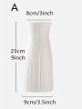 Home Ins Wind Plastic Vase Living Room Fall-Resistant Simulation Vase Decoration Creative Simple Vase A Model One.